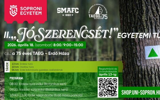 II. „Jó Szerencsét!” Egyetemi Túranap