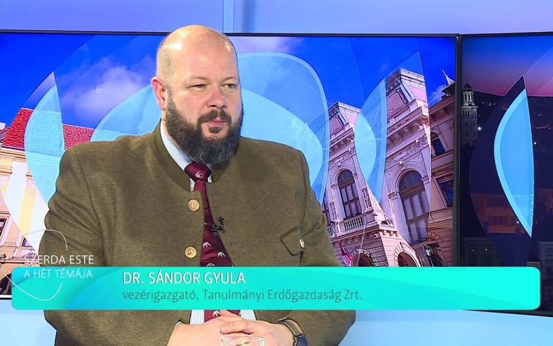 A Sopron TV vendége volt Dr. Sándor Gyula  vezérigazgató