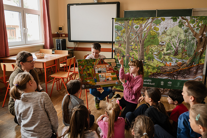 Elindult az „Iskolában az erdő” országos erdőpedagógiai program